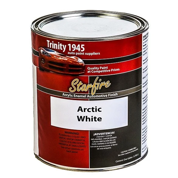 Starfire Acrylic Enamel Auto Paint - Arctic White - 1 Gallon