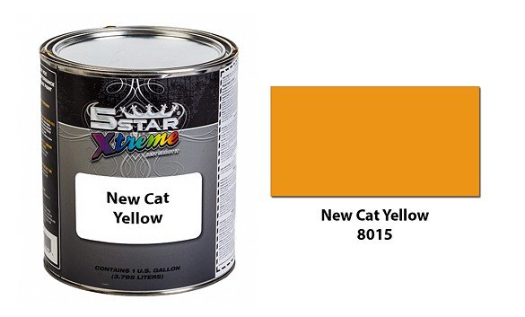 New-Cat-Yellow-Urethane-Paint-Kit-5-Star-Xtreme